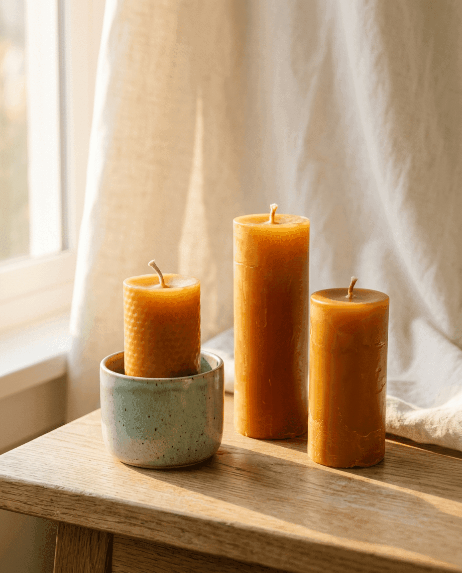Beeswax Candle Set